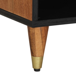 Szafka pod telewizor, 100x33x46 cm, lite drewno mango