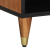 Szafka pod telewizor, 100x33x46 cm, lite drewno mango