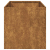 Doniczka Rusty 40x80x40 cm Stal nierdzewna