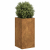 Doniczka Rusty 120x40x80 cm Stal nierdzewna