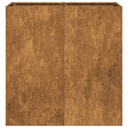 Doniczka Rusty 80x40x80 cm Stal nierdzewna