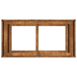 Doniczka Rusty 80x40x80 cm Stal nierdzewna