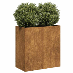 Doniczka Rusty 80x40x80 cm Stal nierdzewna