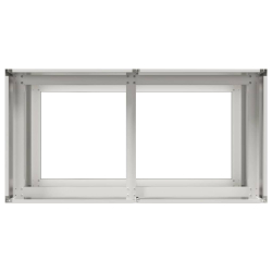 Doniczka 80x40x80 cm Stal nierdzewna