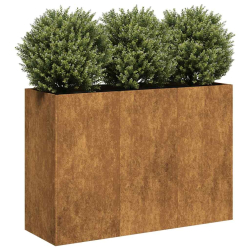 Doniczka Rusty 120x40x80 cm Stal nierdzewna