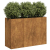 Doniczka Rusty 120x40x80 cm Stal nierdzewna