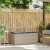 Ławka ogrodowa z poduszką Jasnoszara 110x40x44 cm Polirattan