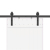System do montażu drzwi przesuwnych, 152,5 cm, stal, czarny