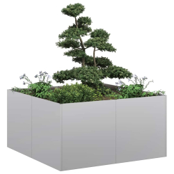 Doniczka 80x80x40 cm Stal ocynkowana