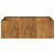 Doniczka Rusty 120x80x40 cm Stal nierdzewna