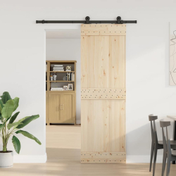 System do montażu drzwi przesuwnych, 152,5 cm, stal, czarny