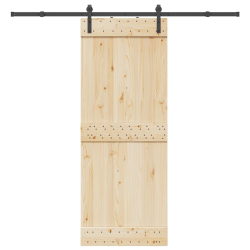 System do montażu drzwi przesuwnych, 213,5 cm, stal, czarny