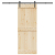 System do montażu drzwi przesuwnych, 213,5 cm, stal, czarny