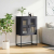 Komoda wysoka Antracyt 68x39x107 cm Stal