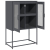 Komoda wysoka Antracyt 68x39x107 cm Stal