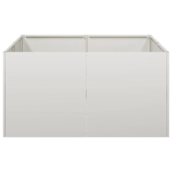 Donica, 80x80x40 cm, stal kortenowska