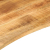 Blat biurka, z wycięciem, 120x50x2,5 cm, surowe drewno mango