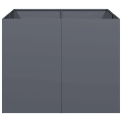 Doniczka Antracyt 100x100x80 cm Stal