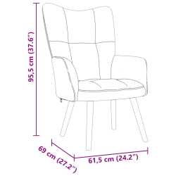 Fotel relaksacyjny Cloud Grey Fabric