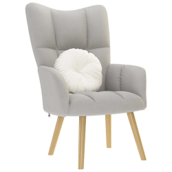 Fotel relaksacyjny Cloud Grey Fabric
