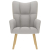 Fotel relaksacyjny Cloud Grey Fabric
