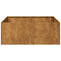 Doniczka Rusty 80x80x30 cm Stal nierdzewna