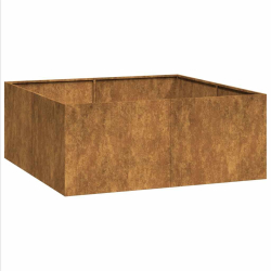 Doniczka Rusty 100x100x40 cm Stal nierdzewna