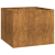 Doniczka Rusty 100x100x80 cm Stal nierdzewna