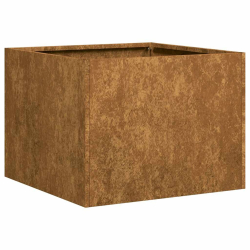 Doniczka Rusty 40x40x30 cm Stal nierdzewna