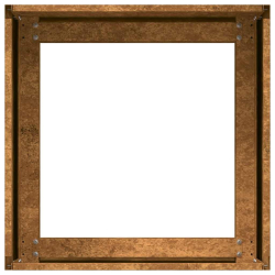 Doniczka Rusty 40x40x30 cm Stal nierdzewna