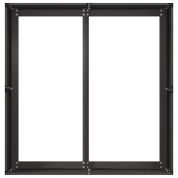 Doniczka Czarna 80x80x40 cm Stal walcowana na zimno