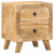 Szafka nocna 2 szt. 40x32x46 cm Drewno lite surowe mango