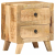Szafka nocna 40x32x46 cm Drewno lite Surowe Mango