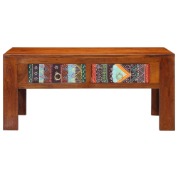 Stolik kawowy, 90x50x40 cm, lite drewno akacjowe