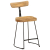 Hokery barowe 2 szt. 49x43x79 cm Drewno lite Mango