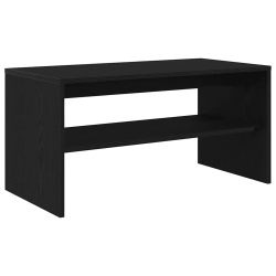 Szafka RTV Czarny Dąb 80x40x40 cm Drewno klejone