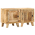 Szafka nocna 2 szt. 40x32x46 cm Drewno lite surowe mango