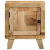 Szafka nocna 2 szt. 40x32x46 cm Drewno lite surowe mango