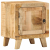 Szafka nocna 2 szt. 40x32x46 cm Drewno lite surowe mango