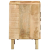 Szafka nocna 2 szt. 40x32x46 cm Drewno lite surowe mango
