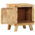 Szafka nocna 2 szt. 40x32x46 cm Drewno lite surowe mango