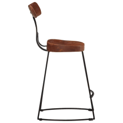 Hokery barowe 2 szt. 49x43x79 cm Drewno lite Mango