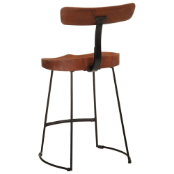 Hokery barowe 2 szt. 49x43x79 cm Drewno lite Mango