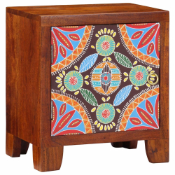 Szafka nocna 40x30x45 cm Drewno lite Akacja