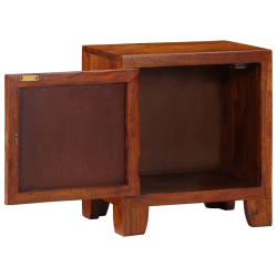 Szafka nocna 40x30x45 cm Drewno lite Akacja