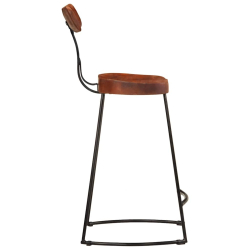 Hokery barowe 2 szt. 49x43x88 cm Drewno lite Mango