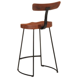 Hokery barowe 2 szt. 49x43x88 cm Drewno lite Mango