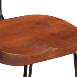 Hokery barowe 2 szt. 49x43x88 cm Drewno lite Mango