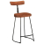 Hokery barowe 2 szt. 49x43x88 cm Drewno lite Mango
