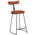 Hokery barowe 2 szt. 49x43x88 cm Drewno lite Mango
